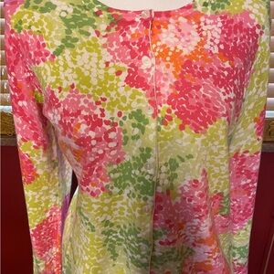 Talbots beautiful Floral Button-Up Cardigan